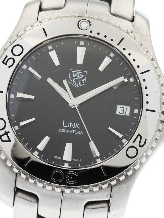 TAG HEUER Link WJ1110.BA0570 Date black Dial Quartz Men\'s Watch_948856 main image 10